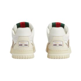 Weißes Leder Re-WebTurnschuh