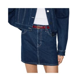 Leder mit ineinandergreifender G-Schnalle 2cm