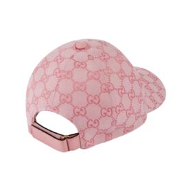 Baseballkappe aus rosa Leder