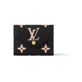 Victorine Geldbörse schwarz 12cm