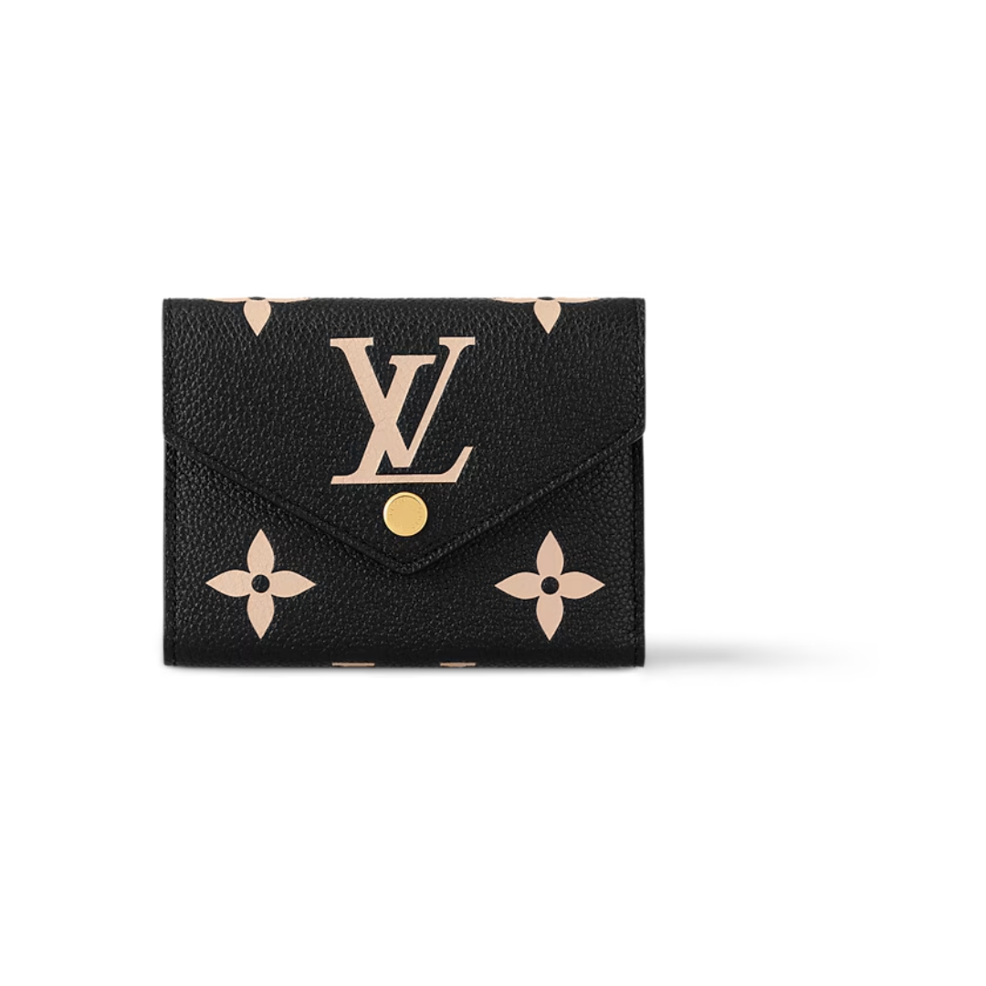 Victorine Geldbörse schwarz 12cm