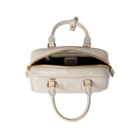 Arcadie-Leder-Mini Kreideweiß  10.5cm