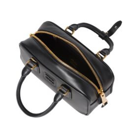 Arcadie-Leder-Mini Schwarz  10.5cm