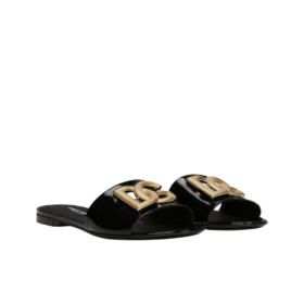 Polierte Kalbsleder-Slipper