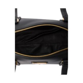 Mittelgroße Lederhandtasche mit Griff 12.5cm