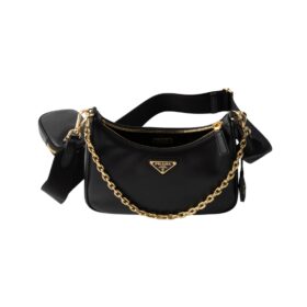 Re-Edition 2005 Ledertasche in Schwarz 18cm