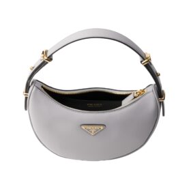 Arqué kleine Ledertasche Granitgrau 18.5cm
