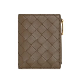 Leder-Geldbörse in Tannenzapfen 11.5cm