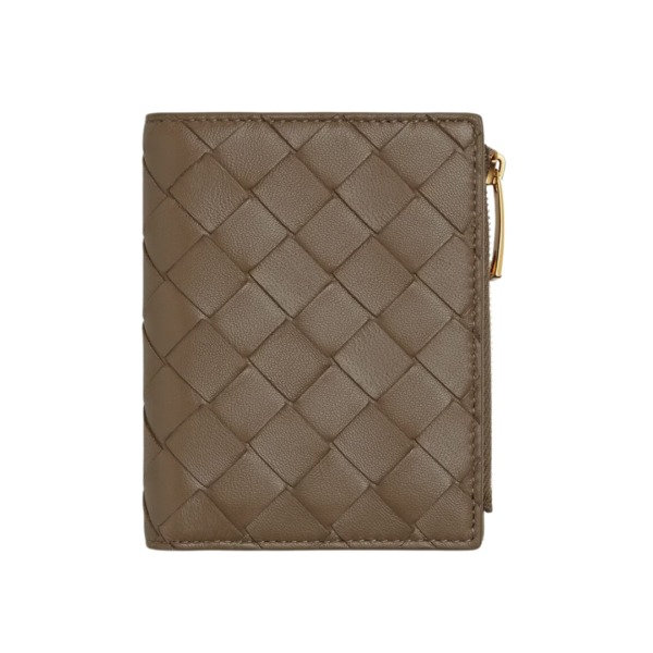 Leder-Geldbörse in Tannenzapfen 11.5cm