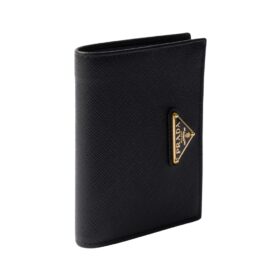 Kleine Saffiano-Leder-Geldbörse 11.2cm