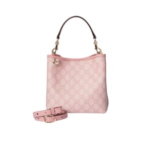 GG Emblem Mini-Beuteltasche Hellrosa 19cm
