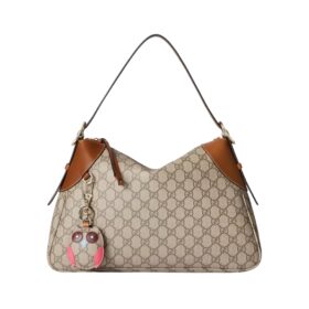 Große GG Emblem Schultertasche 37cm