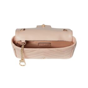 Hellrosa Matelassé Super-Mini-Tasche 16.5cm