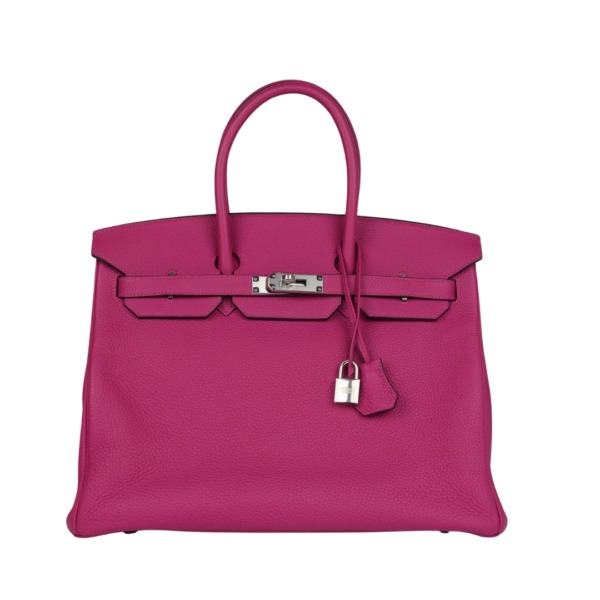 Rose Pourpre Togo mit Palladium-Beschlägen 35cm