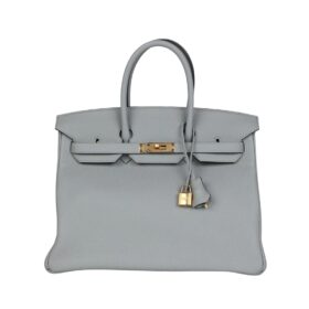 Bleu Glacier Togo Goldbeschläge 35cm