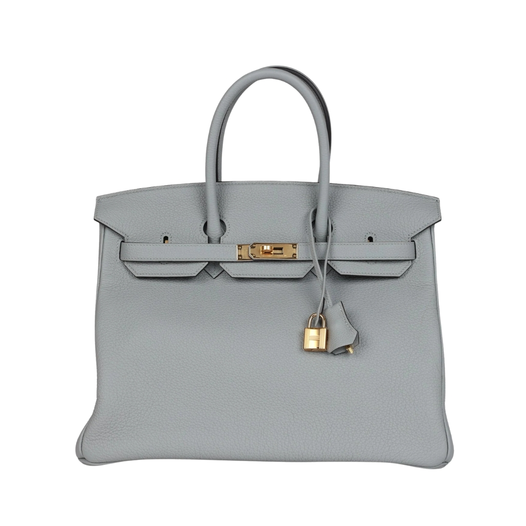 Bleu Glacier Togo Goldbeschläge 35cm