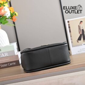 Darling Lederhandtasche in Schwarz 18cm