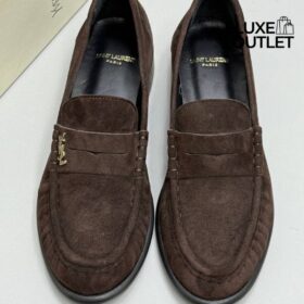 Le Loafer Penny Slippers aus Wildleder
