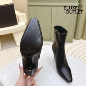 Jill Stiefeletten aus glattem Leder 7.5cm