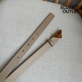 Saffiano-Leder Sandbeige 2cm