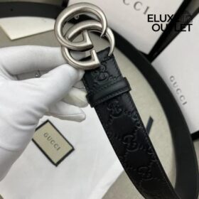 GG Milano Gürtel Schwarz  3cm