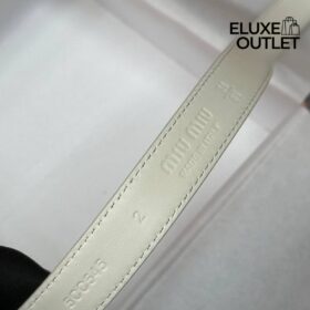 Weiß Leder 2 cm