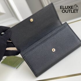 Schwarzes, metallfrei gegerbtes Leder 19cm