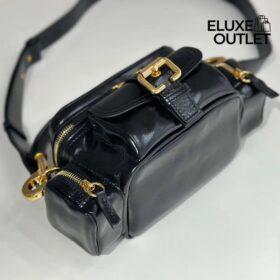 Camera Schwarz/Gold 25 cm