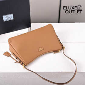 Aimée große Lederschultertasche Karamell 23cm