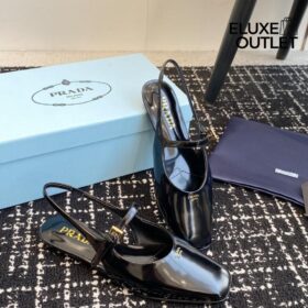 Lackleder Slingback-Ballerinas 1.5cm