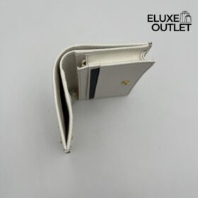 Kleine Saffiano-Leder  in Weiß 11.2cm