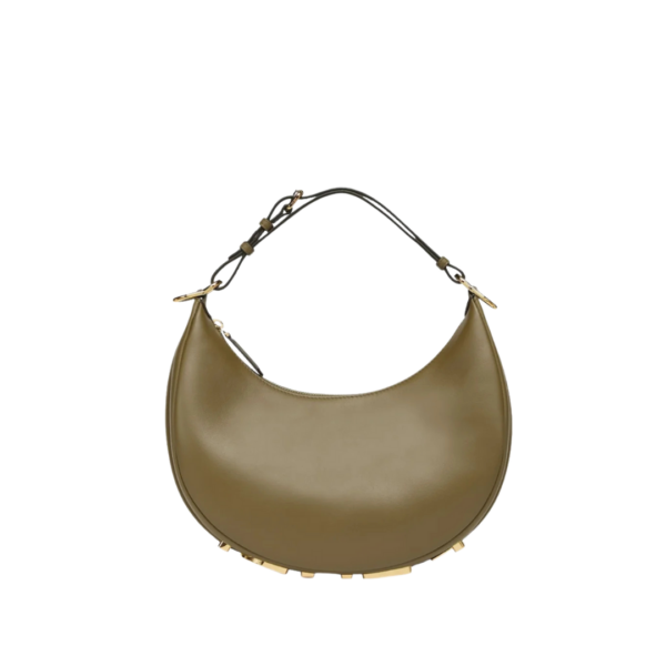 Grüne Ledertasche  24.5cm