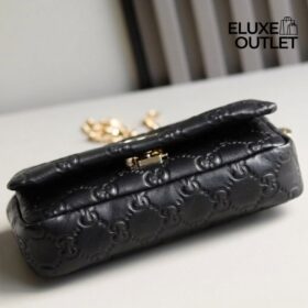 Schwarze gepolsterte Milano Mini-Tote-Tasche 21.1cm