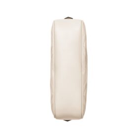 Kleine Marmont Schultertasche Weiß 24cm