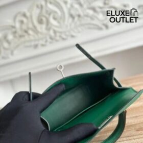 Kelly Mini Epsom Smaragdgrün/Silber