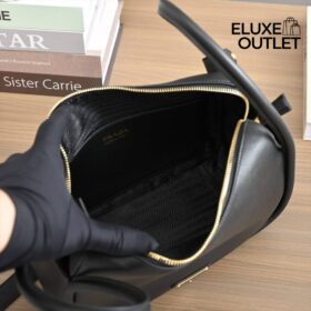 Darling Lederhandtasche in Schwarz 18cm