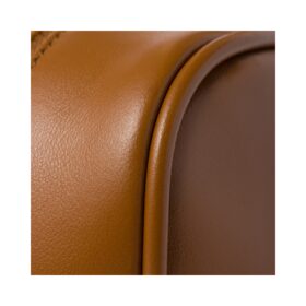 Cognac Leder-Top-Griff 17cm