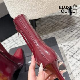 Jill Stiefeletten aus glattem Leder 9.5cm