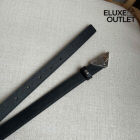 Ledergürtel Schwarz 2cm