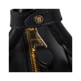 Arcadie-Leder-Mini Schwarz  10.5cm