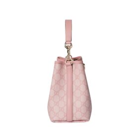 GG Emblem Mini-Beuteltasche Hellrosa 19cm
