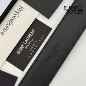 LA 66 Buckle Gürtel aus lackiertem Leder 3cm