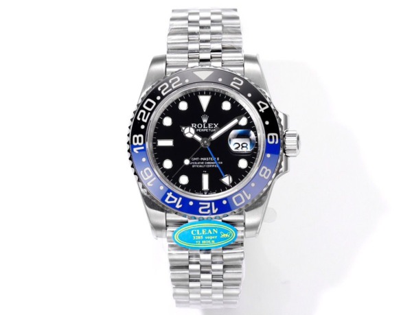 GMT-Master II Schwarz/Blau/Silber 40 mm