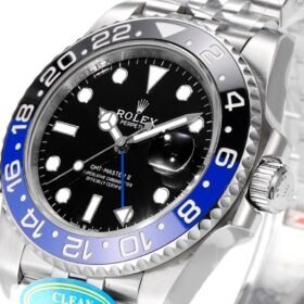 GMT-Master II Schwarz/Blau/Silber 40 mm