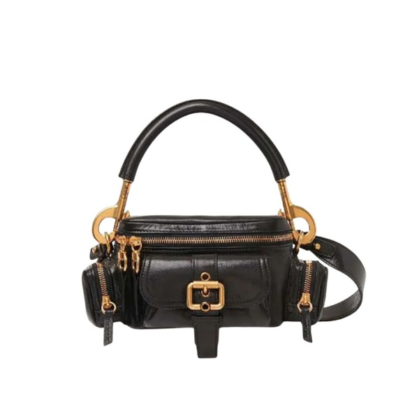 Camera Schwarz/Gold 25 cm