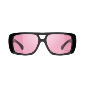 Pilotenbrille Schwarz/Rosa