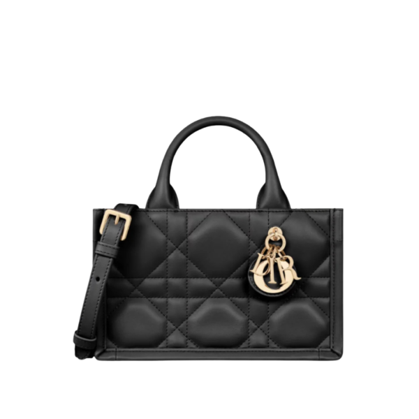 Mini Buchtasche schwarz 21,5 cm