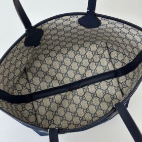 Totissima Kleine Wendetasche Dunkelblauer Denim 22 cm