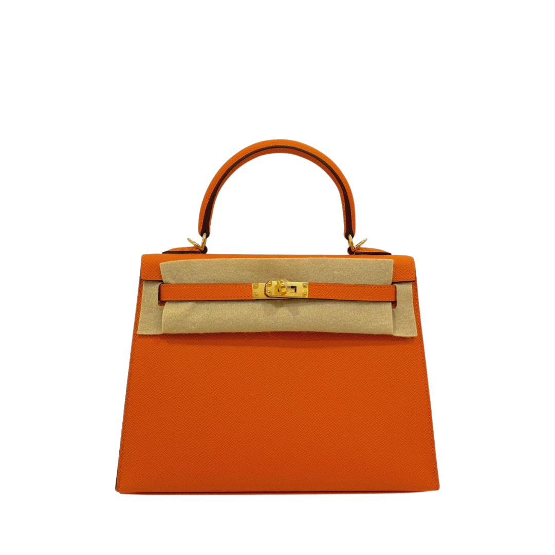 Kelly Epsom 25 Orange