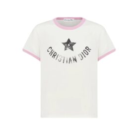 T-Shirt Weiß, zwart